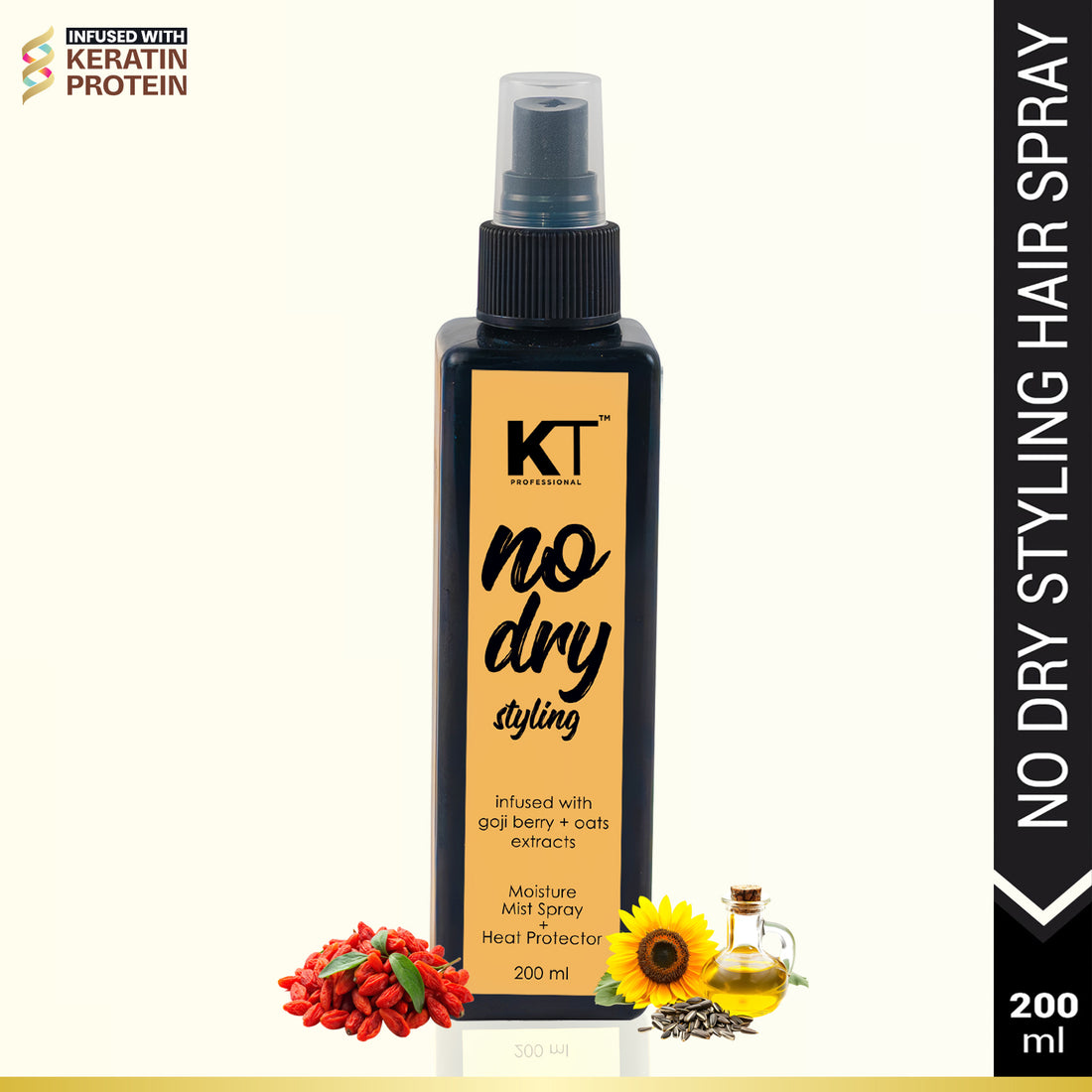 No Dry Styling Moisture Mist Hair Spray & Heat Protector - 200ml