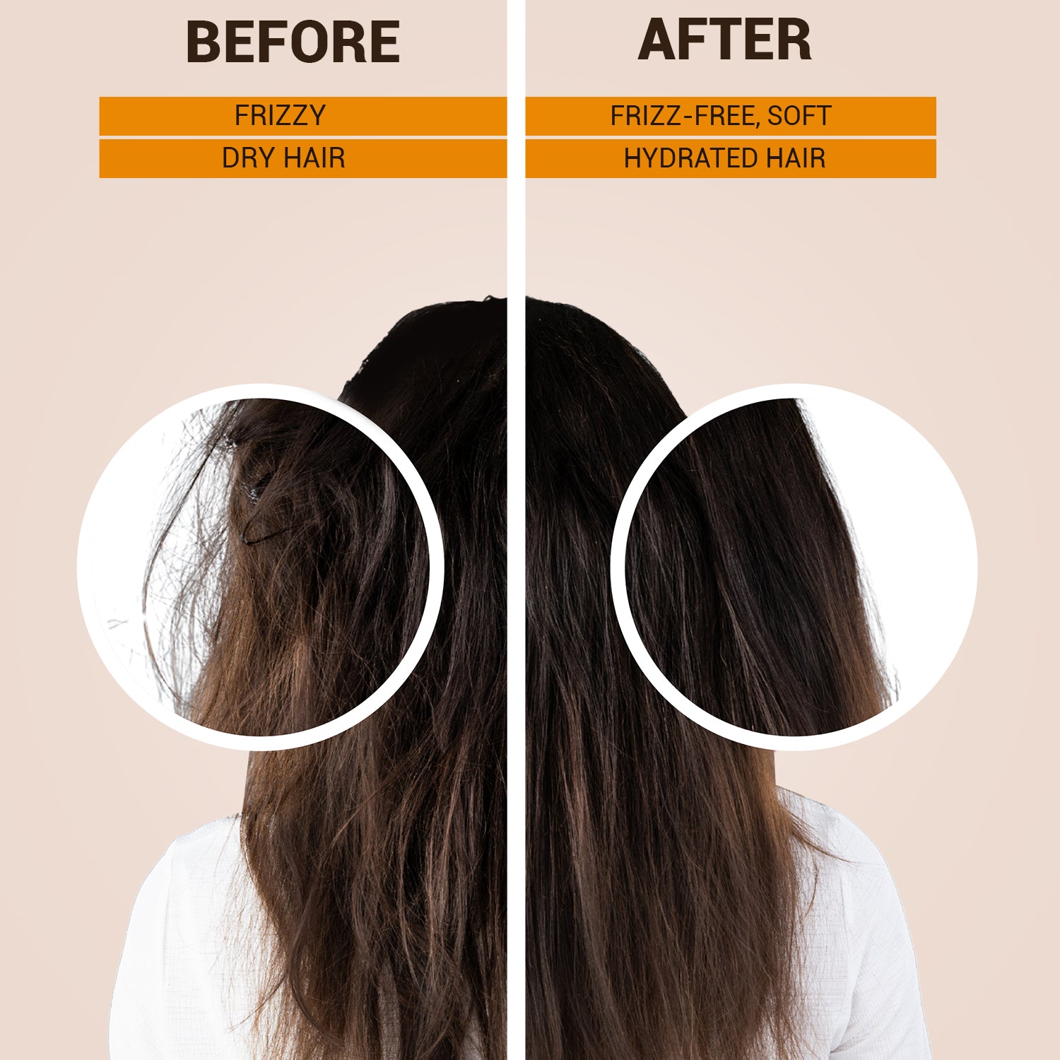 Ultimate Frizz Control Shampoo | Infused with Macadamia & Shea Butter | Controls Frizz & Repairs Split Ends | Sulfate-Free, Paraben-Free | 250ml