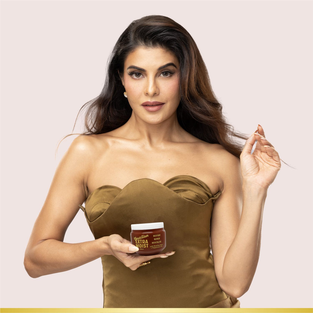 Brazilian Extra Moist Hair Masque | Enriched with Brazilian Nut & Peppermint Oil | Restores & Revitalizes Dry, Damaged Hair | Sulfate-Free, Paraben-Free | 250ml