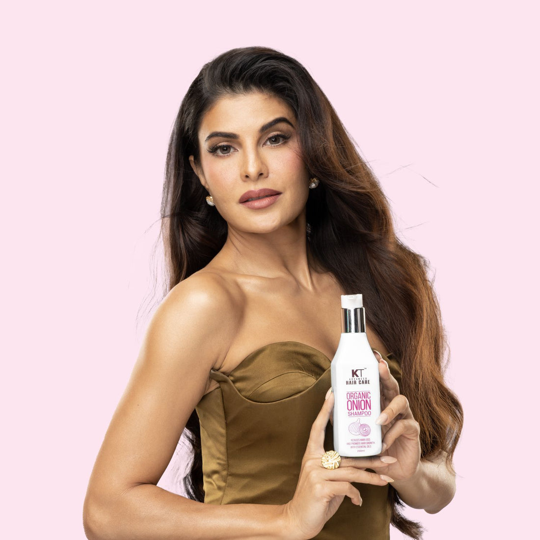 Organic Onion Shampoo | Infused with Essential Oils & Aloe Vera | Controls Hair Fall & Strengthens Hair | Sulfate-Free, Paraben-Free | 250ml