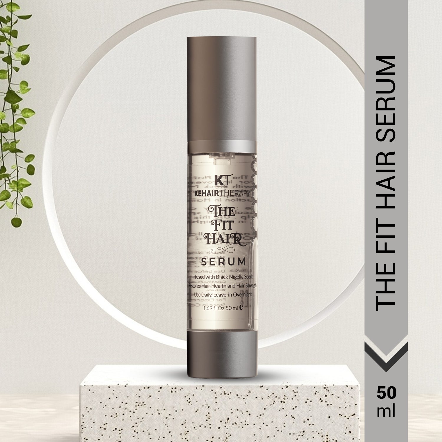 The Fit Hair Serum | Infused with Black Nigelle Seeds to Restore Hair Health & Promote Hair Growth | Sulfate-Free, Paraben-Free | 50ml