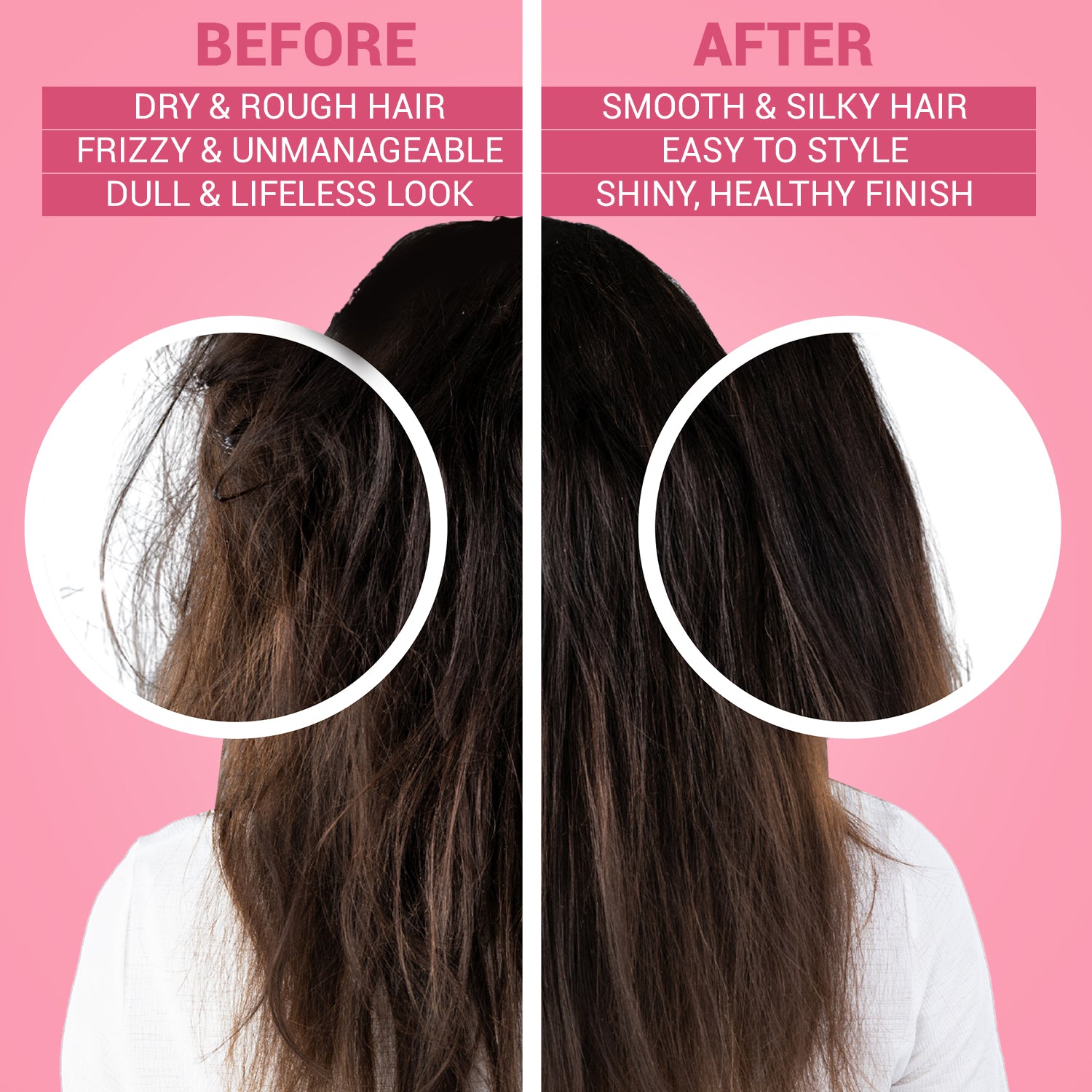 Ultra Smooth Shampoo & Conditioner | With Acai Oil & Cupuacu Oil | Extra Nourishment & Revitalizing for Soft, Shiny Hair | Sulfate-Free, Paraben-Free | 250ml x 2