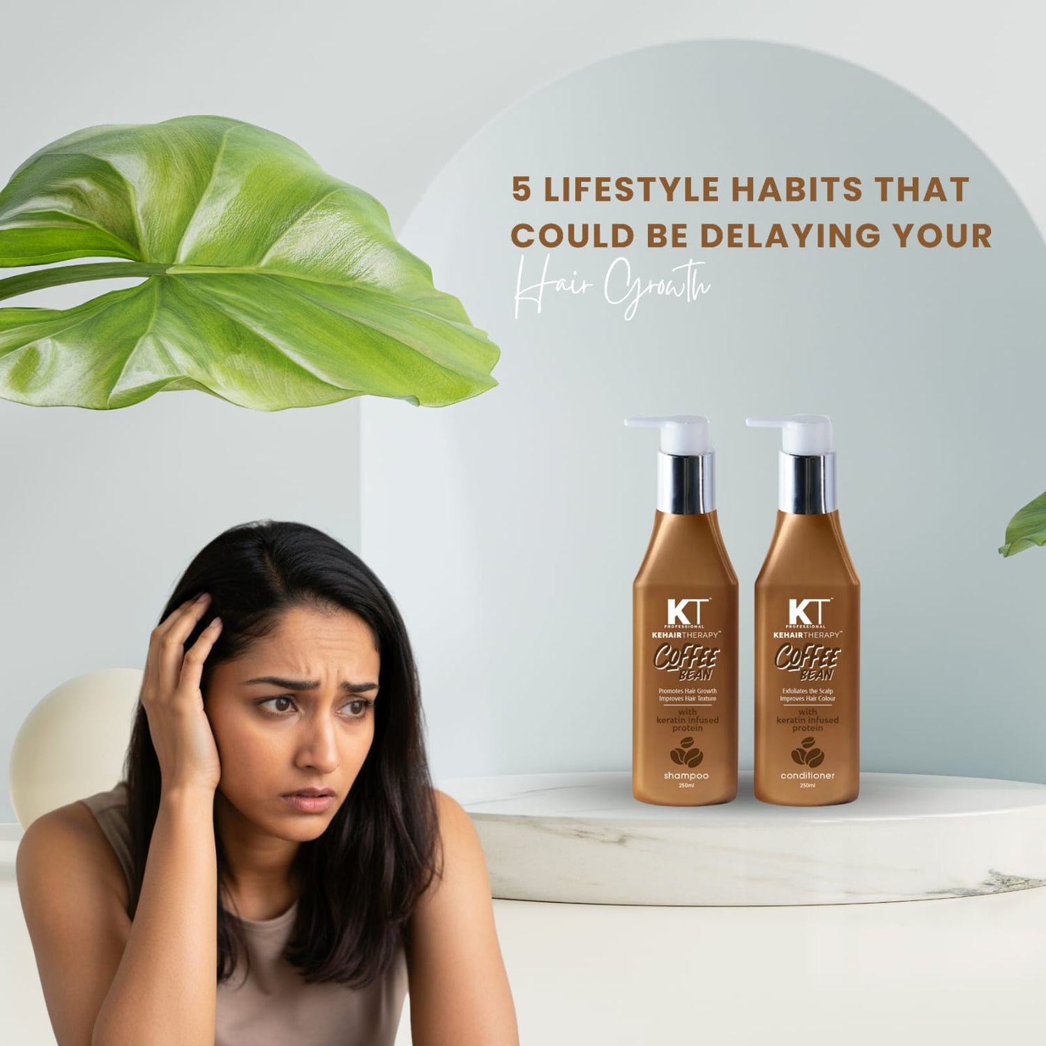 Top 5 Lifestyle Habits That Delay Hair Growth | KT Professional