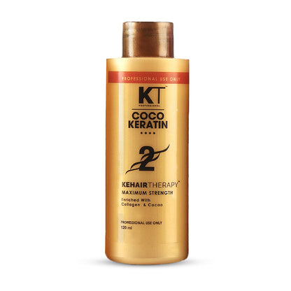 COCO Keratin Treatment | With Collagen &amp; Cacao | Maximum Strength &amp; Smoothness | Hair Repair | Sulfate-Free, Paraben-Free | 120ml