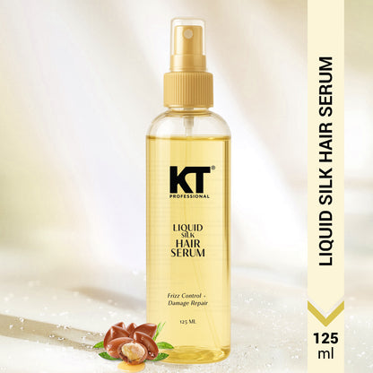 Liquid Silk Serum | Keratin + Argan &amp; Almond Oil | Repair Repair + Instant Gloss | 125ml