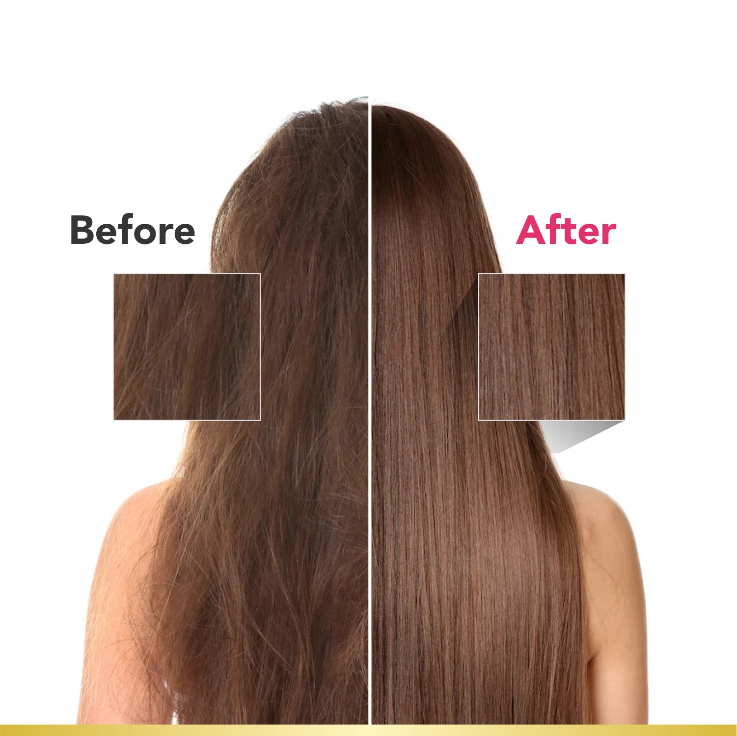 Keratin Gloss Shampoo &amp; Conditioner | With Blueberry, Strawberry &amp; Biotin | Damage Repair &amp; Split-End Control | Sulfate-Free, Paraben-Free | 250ml x 2