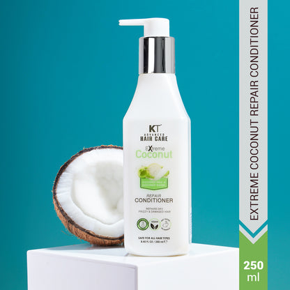 Extreme Coconut Repair Conditioner | With Coconut Milk &amp; Water | Deep Repair &amp; Hydration for Dry, Frizzy, Damaged Hair | Sulfate-Free, Paraben-Free | 250ml