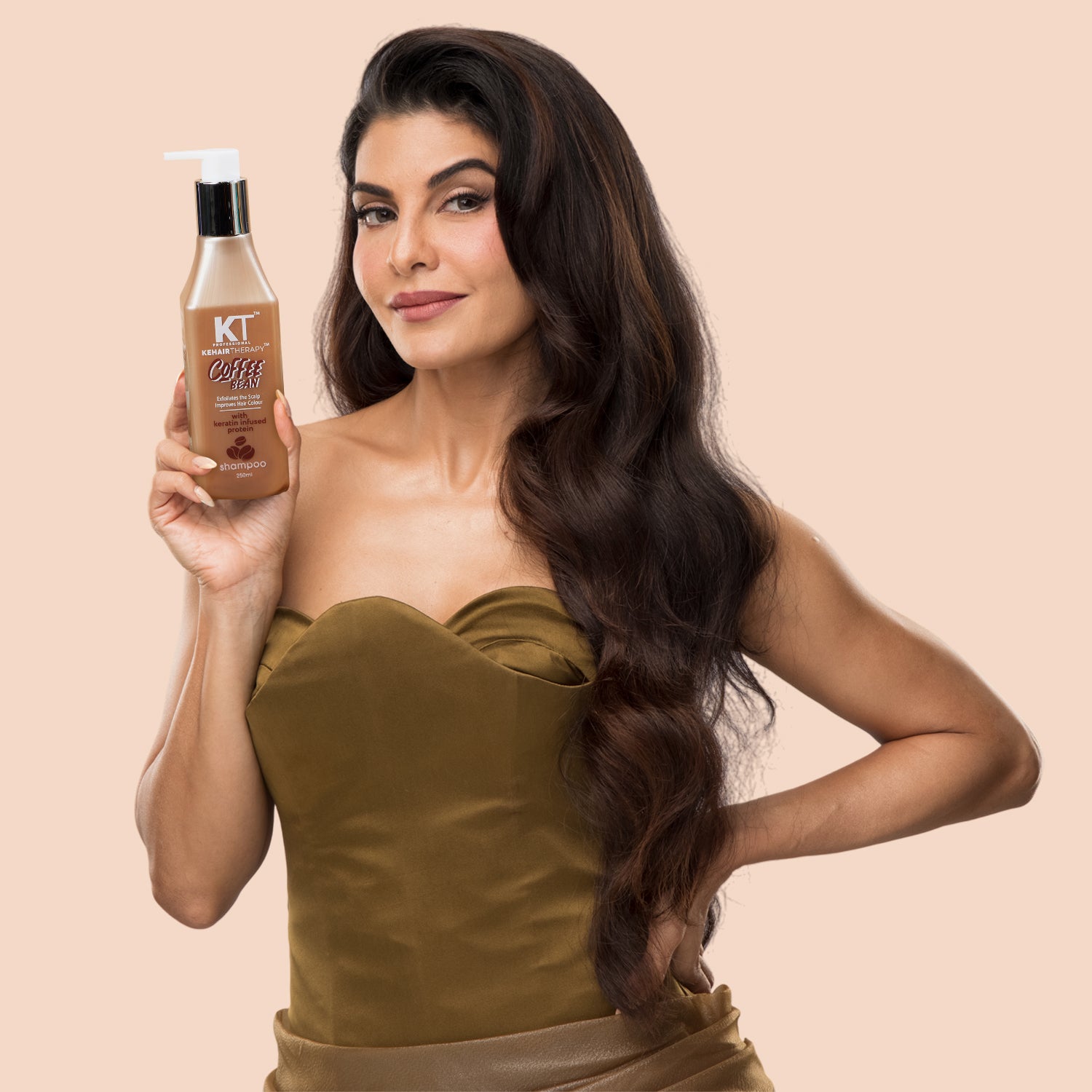 Coffee Bean Shampoo &amp; Conditioner | Keratin &amp; Protein Infused | Scalp Exfoliation &amp; Enhanced Hair Color | Anti-Hair Fall | Sulfate-Free, Paraben-Free | 250ml x 2