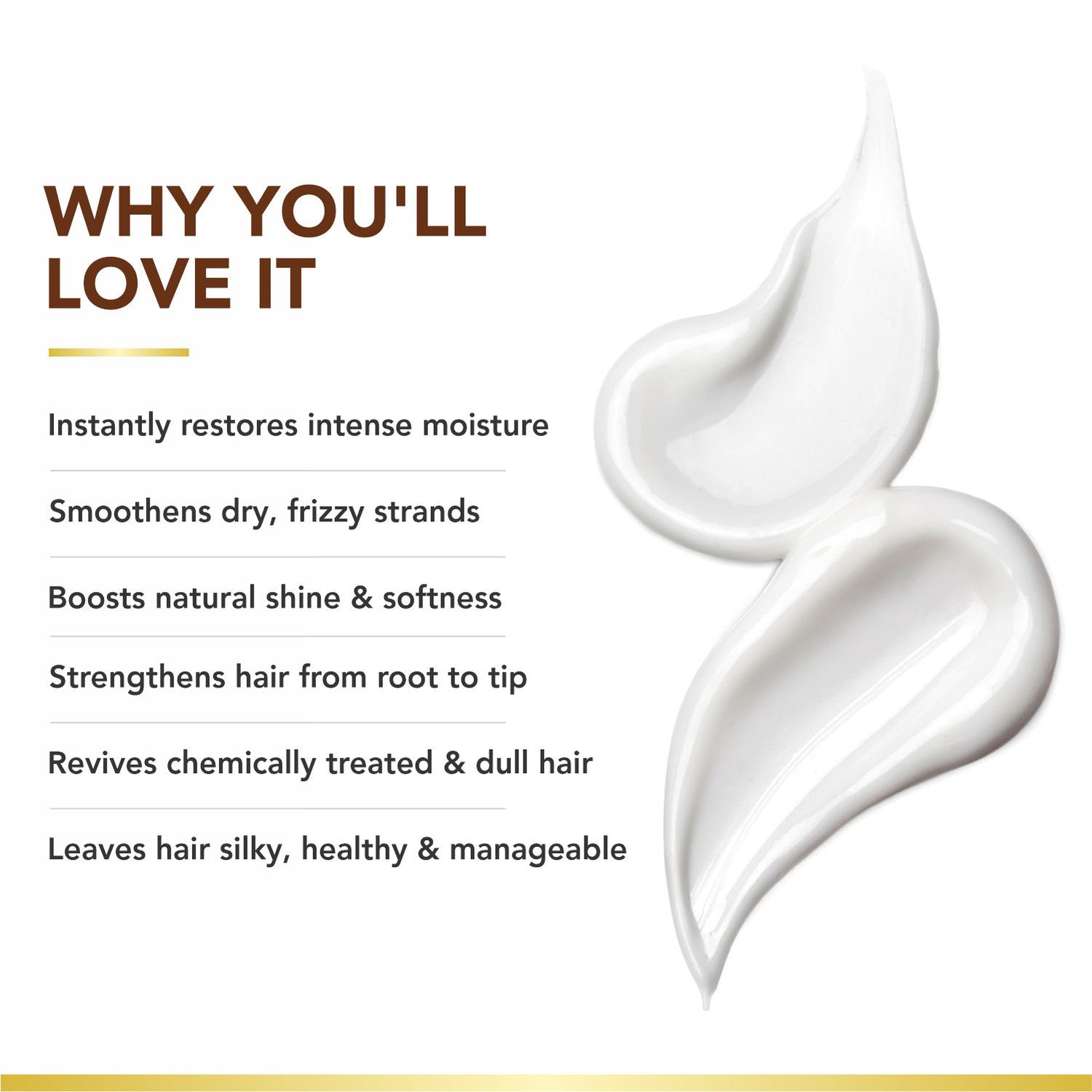 Brazilian Extra Moist Hair Masque | Enriched with Brazilian Nut &amp; Peppermint Oil | Restores &amp; Revitalizes Dry, Damaged Hair | Sulfate-Free, Paraben-Free | 250ml