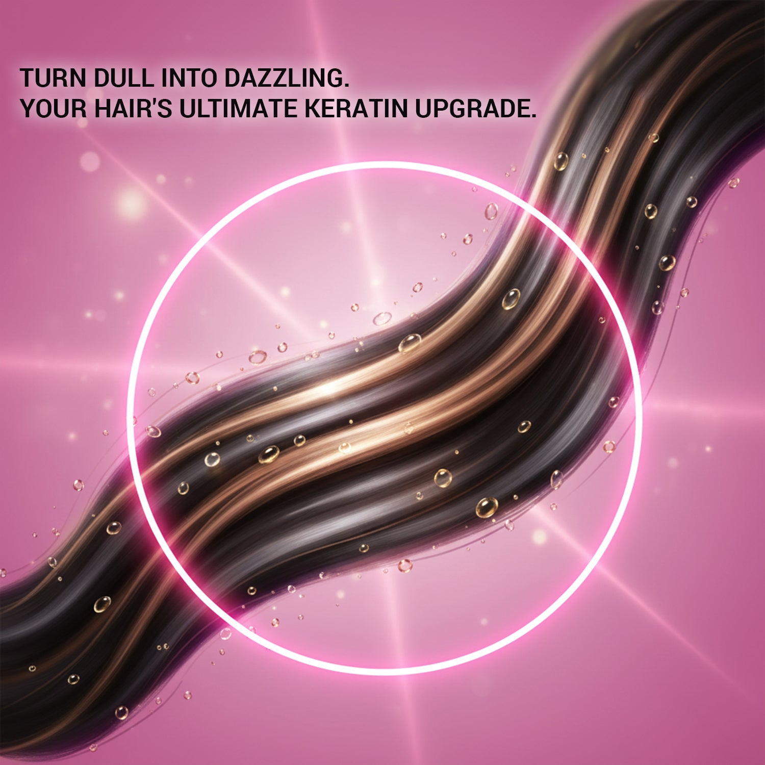 Keratin Shine Luxe Mist | Keratin + Argan &amp; Almond Oil | Shine Lock &amp; UV Protect | 200ml