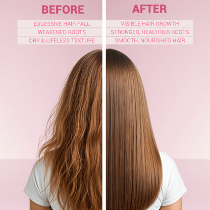 Organic Onion Hair Serum | Essential Oils for Hair Fall Control &amp; Enhanced Hair Growth | Sulfate-Free, Paraben-Free | 100ml