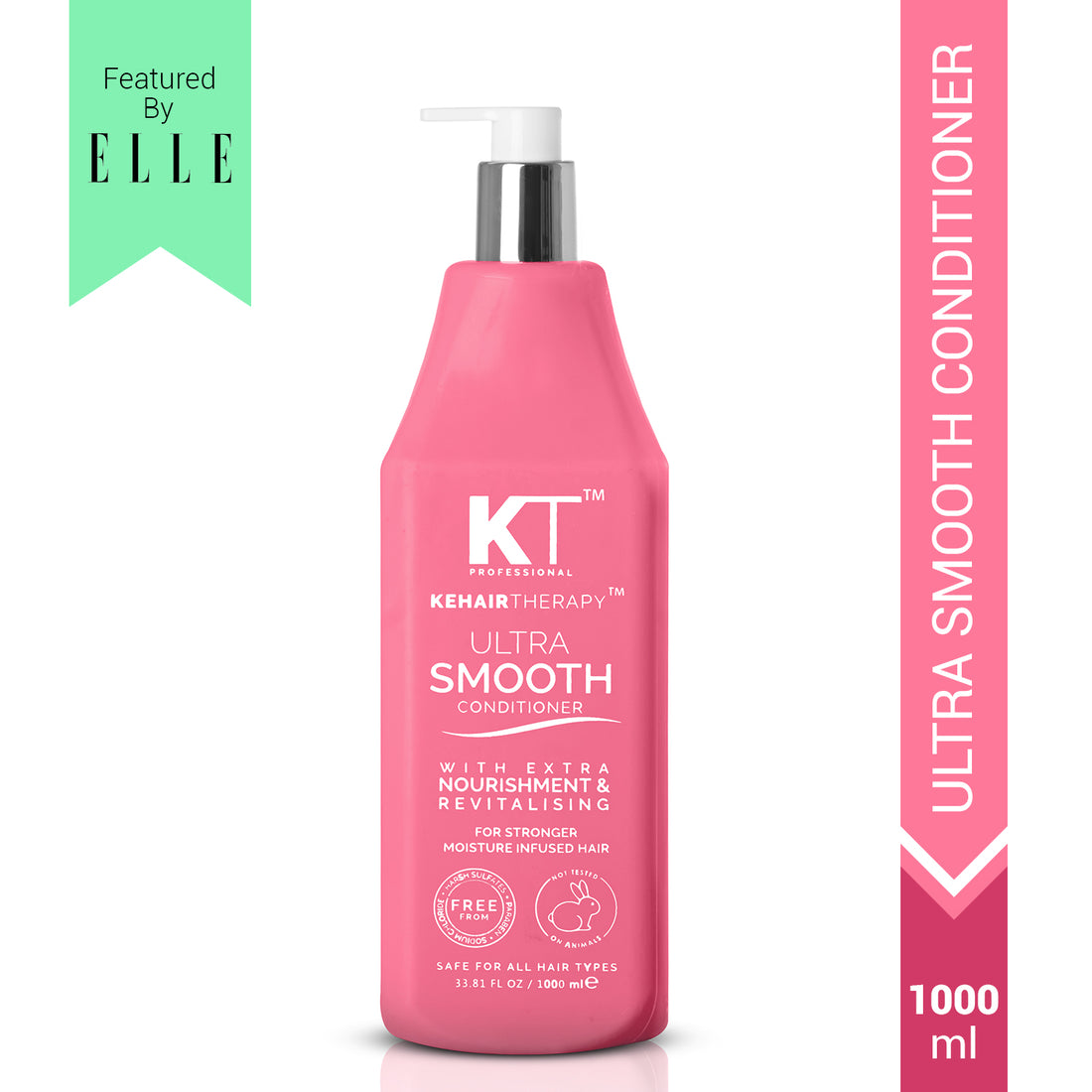 Ultra Smooth Conditioner | With Acai Oil &amp; Cupuacu Oil | Nourishment &amp; Revitalizing for Soft, Shiny Hair | Sulfate-Free, Paraben-Free | 1000ml | 500ml | 250ml