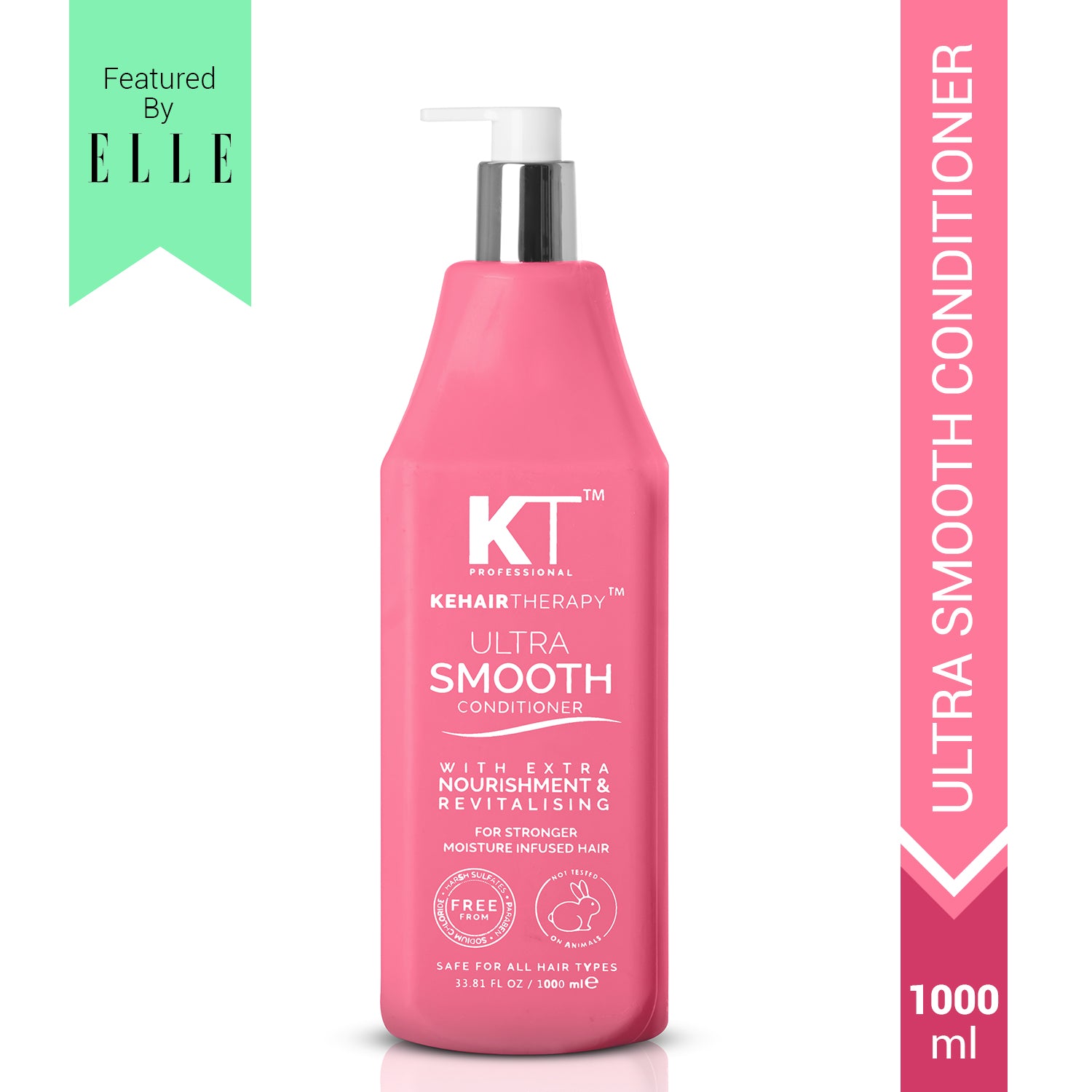 Ultra Smooth Conditioner | With Acai Oil &amp; Cupuacu Oil | Nourishment &amp; Revitalizing for Soft, Shiny Hair | Sulfate-Free, Paraben-Free | 1000ml | 500ml | 250ml