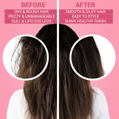 Ultra Smooth Shampoo &amp; Conditioner | With Acai Oil &amp; Cupuacu Oil | Extra Nourishment &amp; Revitalizing for Soft, Shiny Hair | Sulfate-Free, Paraben-Free | 250ml x 2