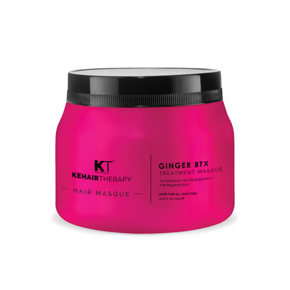 Ginger BTX Treatment Hair Masque | Maximum Revitalization &amp; Regeneration | Adds Volume, Strengthens &amp; Revives Thin, Flat Hair | Sulfate-Free, Paraben-Free | 500ml
